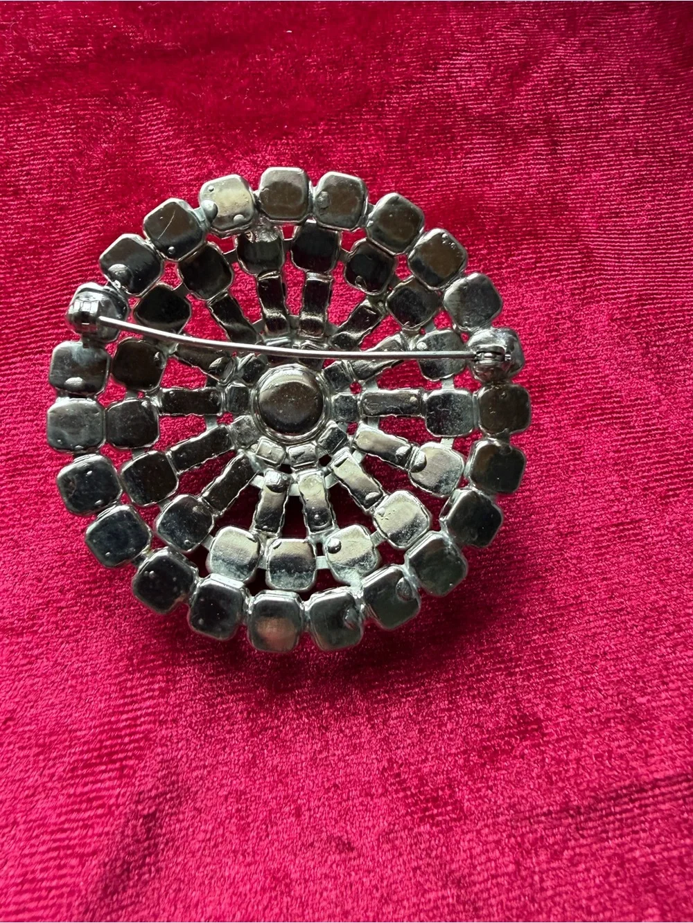 Vintage sunburst rhinestone